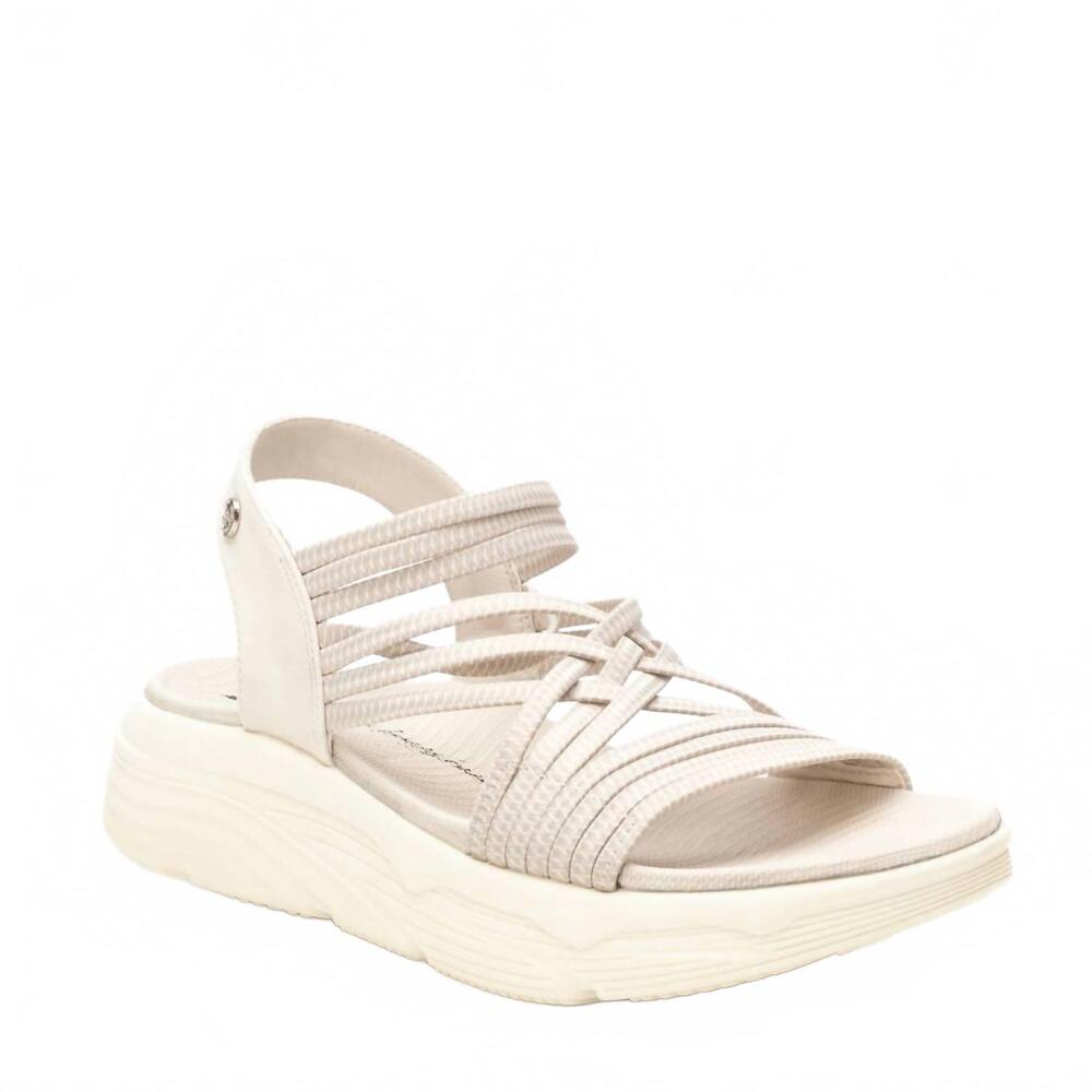 NEW XTI women's 14410001 sandal in ice